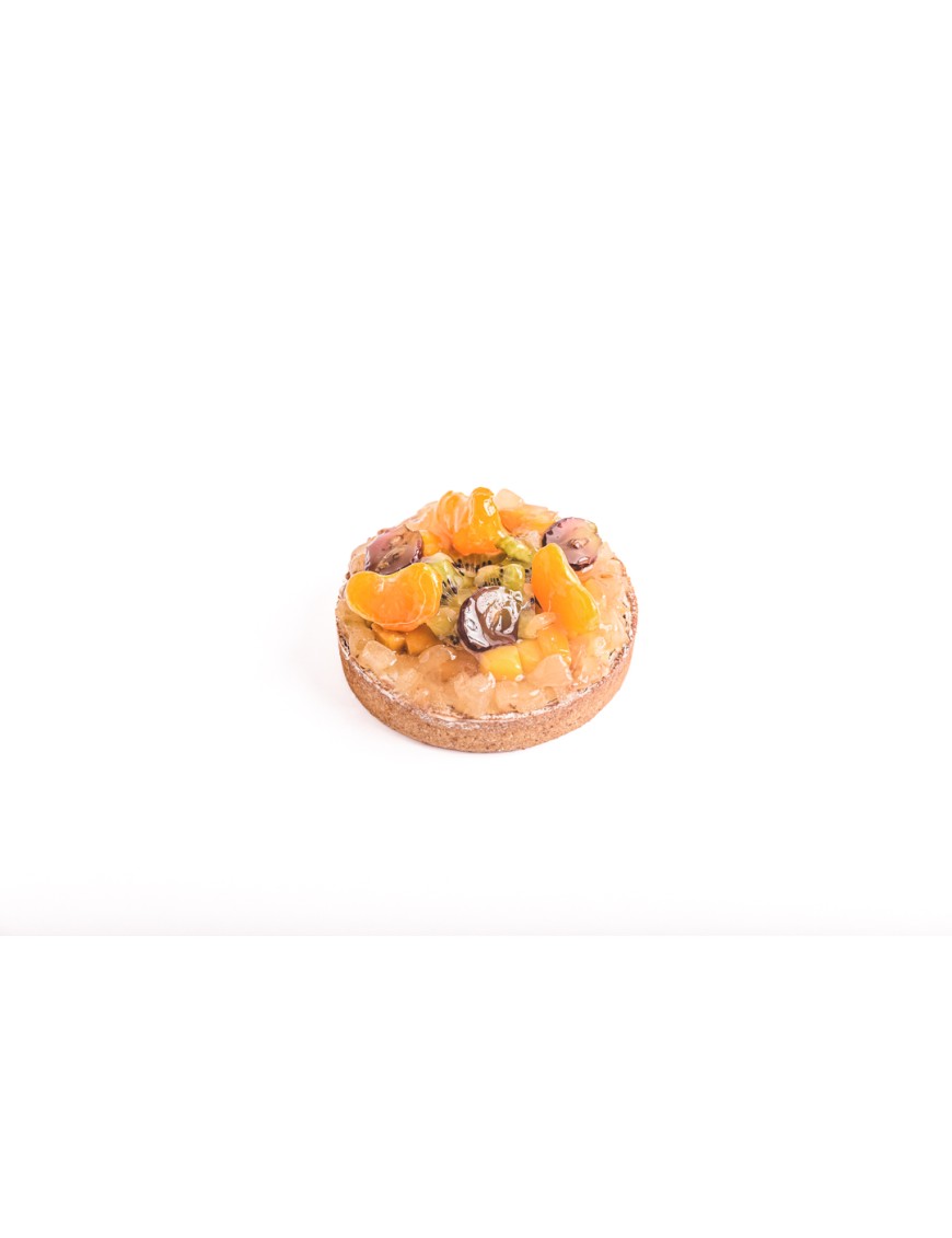 Tarte dacquoise fruits frais.